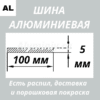 Полоса алюминиевая 5х100 мм