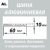 Полоса алюминиевая 10х60 мм